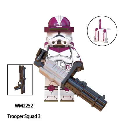 Trooper Squad 3 minifigures WM2252 Star Wars figure