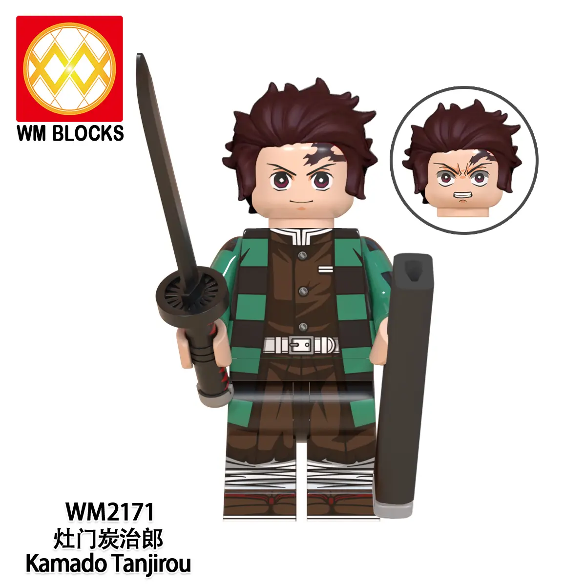 Tanjiro Kamado World Minifigures WM2171 Minifigures-Minifigtoys.com