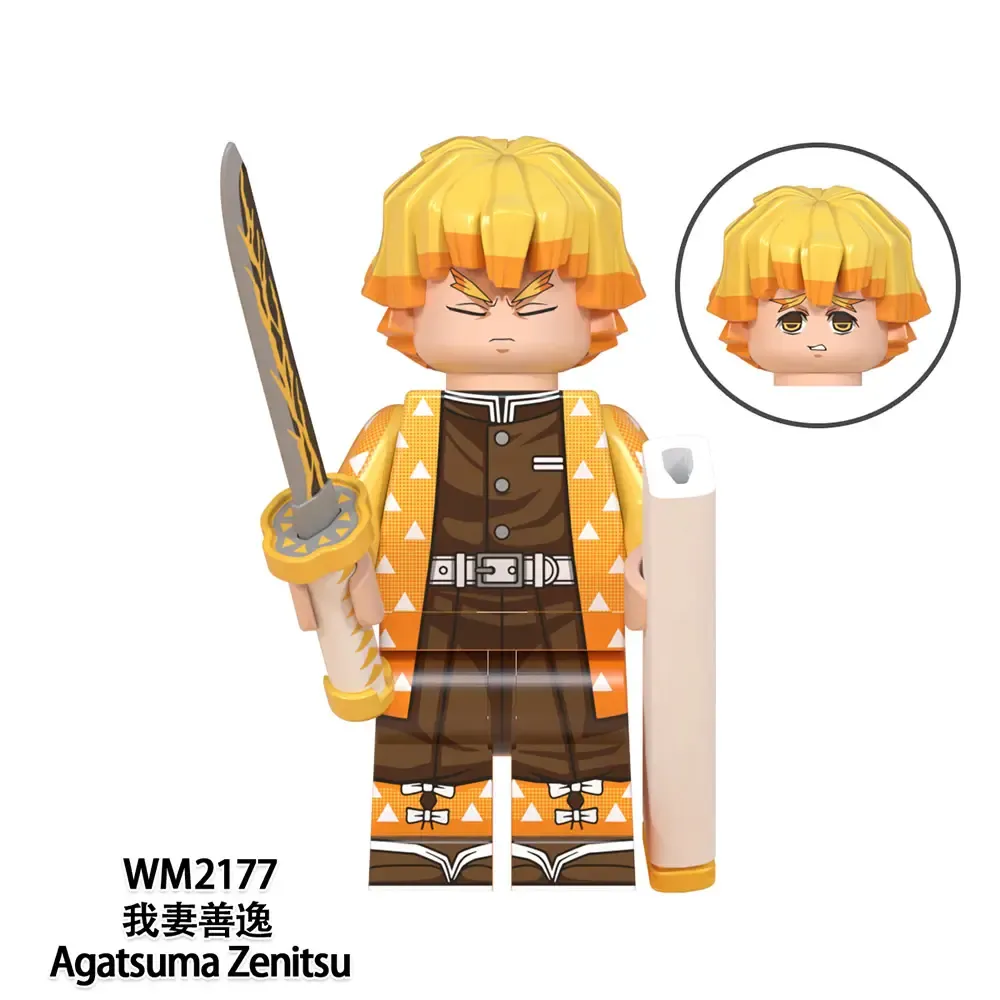 Zenitsu Agatsuma World Minifigures WM2177 Minifigures-Minifigtoys.com
