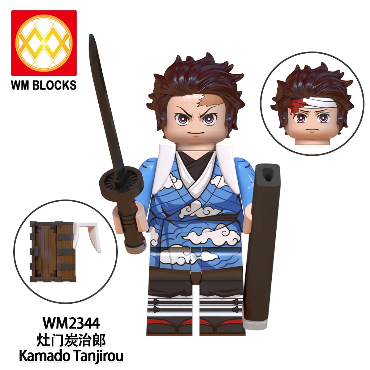 Tanjiro Kamado World Minifigures WM2344 Minifigures-Minifigtoys.com