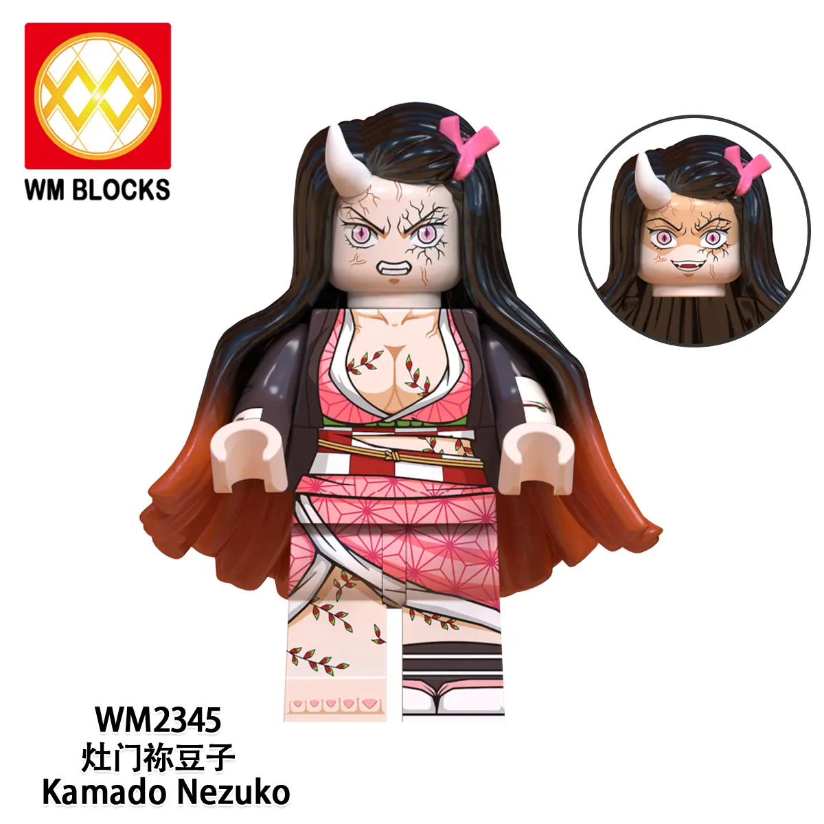 Nezuko Kamado World Minifigures WM2345 Minifigures-Minifigtoys.com