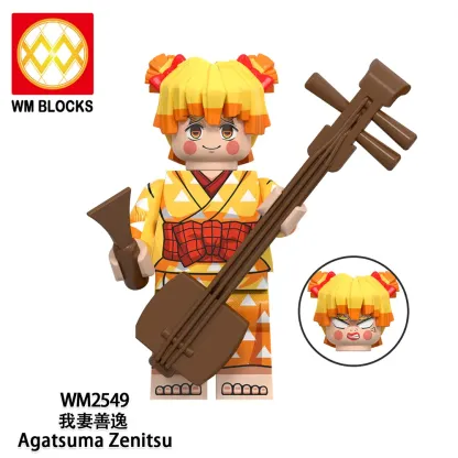 Zenitsu Agatsuma World Minifigures WM2549 Minifigures-Minifigtoys.com