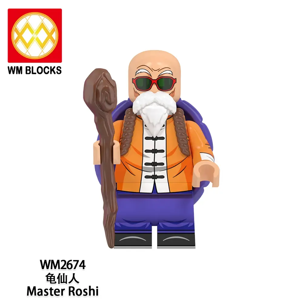 Master Roshi World Minifigures WM2674 Minifigures-Minifigtoys.com