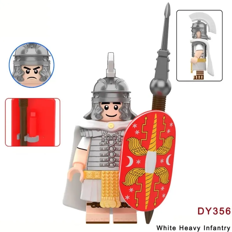 White Heavy Infantry minifigures DY356 Other figure