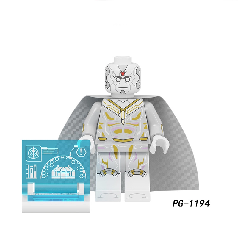 White Vision minifigures PG-1194 Marvel figure