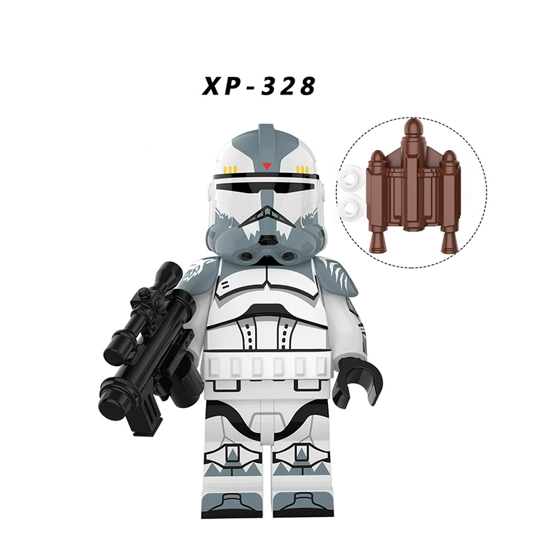 Wolffe (Phase 2) minifigures CC-3636 - Commander Wolfe figure XP-328 Star Wars Custom Minifigure