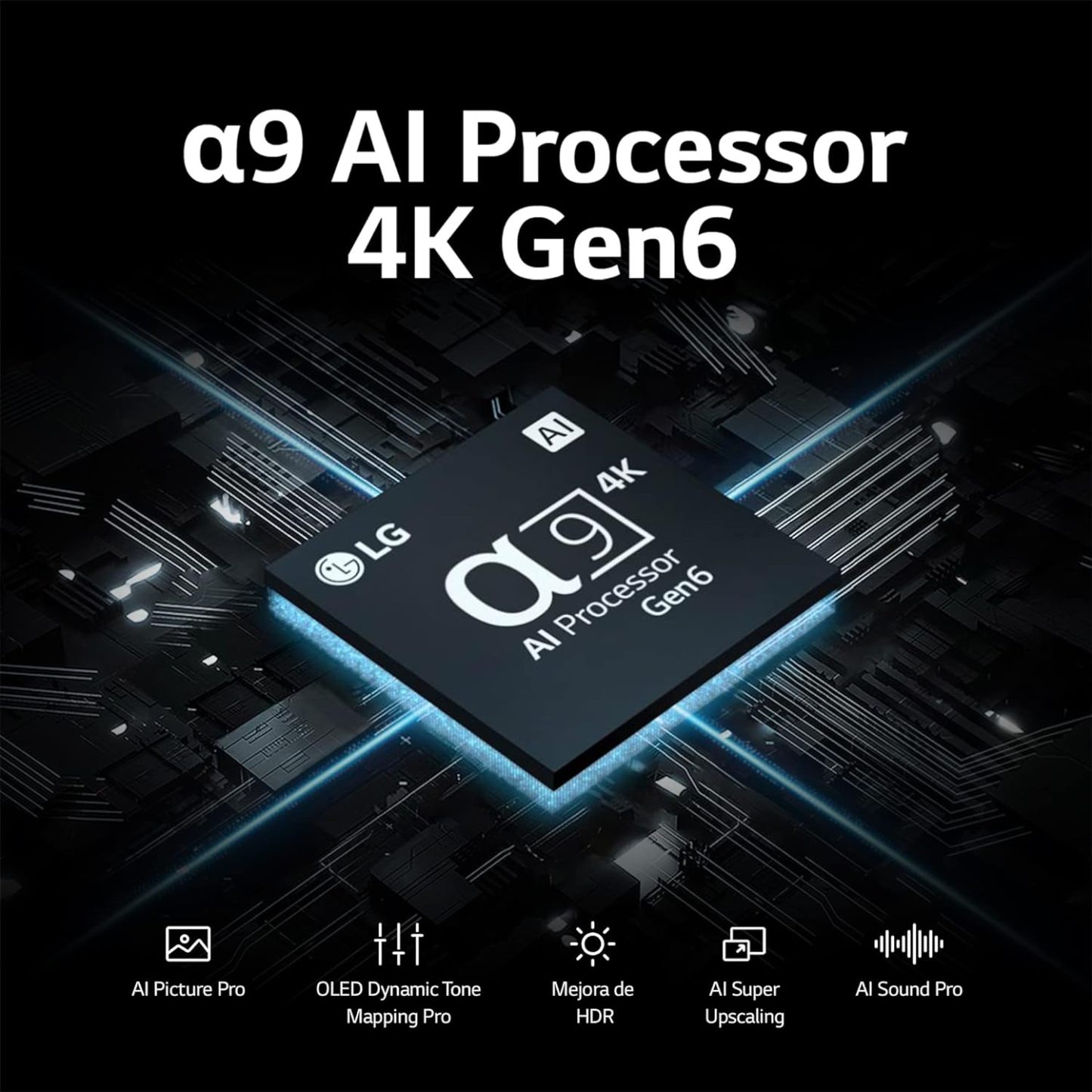 LG Pantalla OLED EVO 55 Pulgadas 4K Smart TV 2024 ThinQ AI OLED55C4PSA