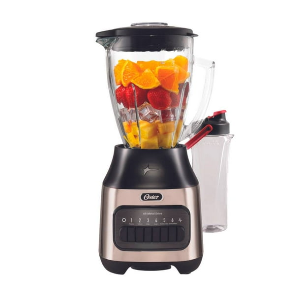 Licuadora Oster 6 velocidades con Pulso + Vaso BNG Plata