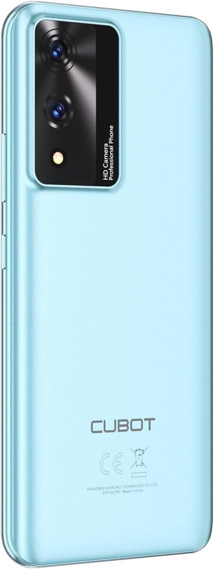 CUBOT Celular A10, Android 14 Smartphone Desbloqueado con Batería de 5100mAh,12(4+8 Extendido) GB RAM 128GB ROM,6.56" HD+ Pantalla Teléfono 48MP Principal Cámara,90Hz/5G WiFi/Face ID