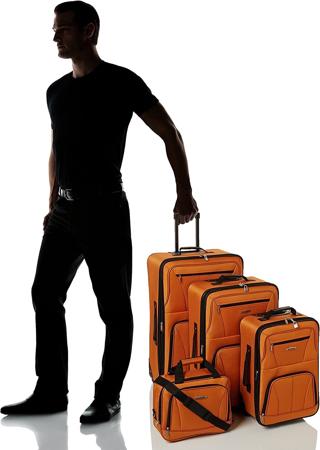 Rockland F32-charcoal, Juego De Equipaje, Carbón, Una Talla