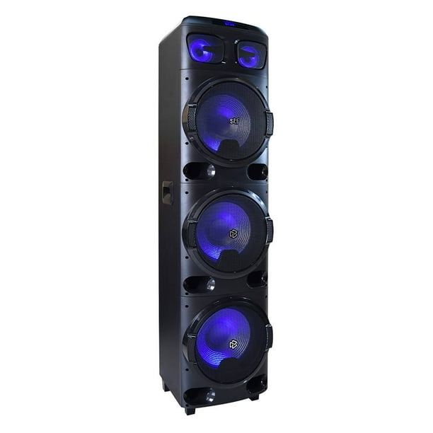 Sistema de Audio Inalámbrico STF Bafle Power Block 100,000 W 12" x3