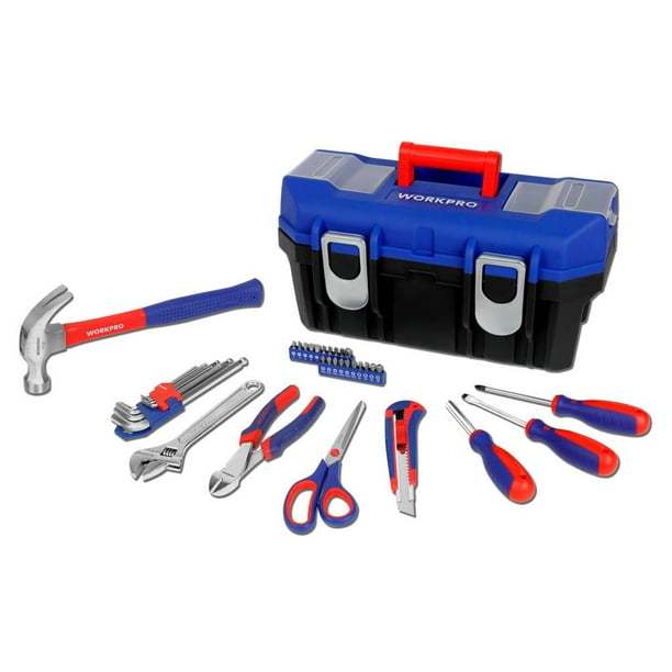 Caja con Set de Herramientas Workpro con 38 pzas
