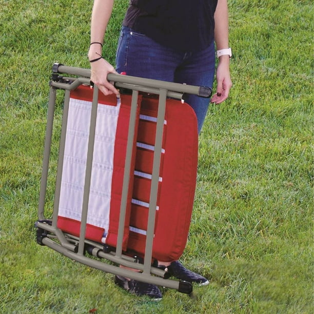 Silla Mecedora Plegable Member's Mark Roja