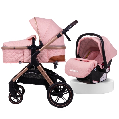 Coche Cuna Con Silla Nido Y Accesorios Lubabycas