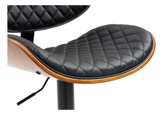 Banco Eke Life Home 2058 color negro de 113cm de alto