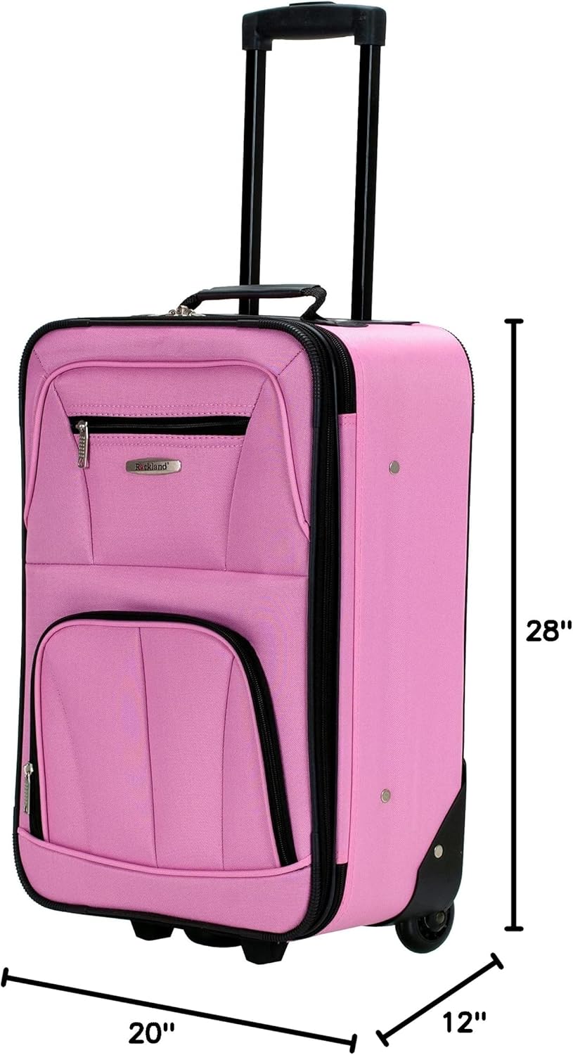 Rockland F32-charcoal, Juego De Equipaje, Carbón, Una Talla