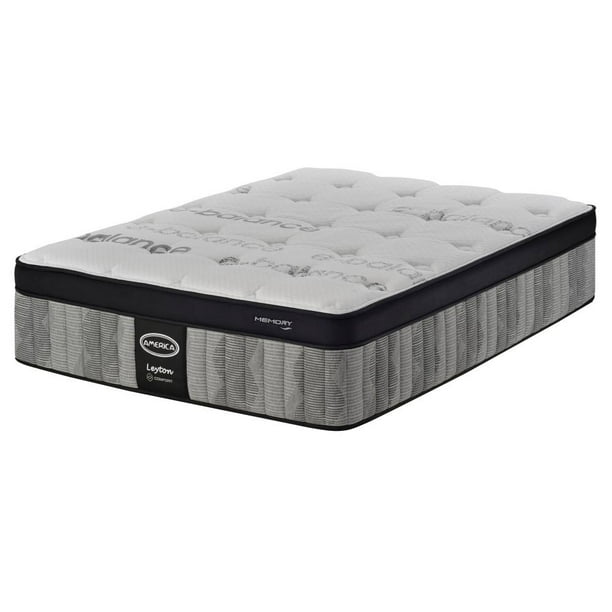 Colchón King Size America Leyton Full Comfort Memory