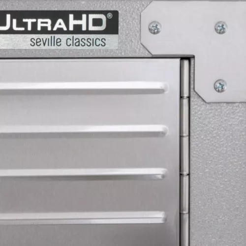 Gabinete De Almacenaje Alto Con Ruedas Acero Inoxidable Msi