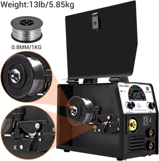 Soldadora 4 En 1 Hzxvogen Mig Gas No Gas Tig Mma 110v/220v