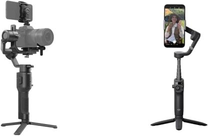 Dji Ronin-SC - Estabilizador de cámara, cardán de Mano de 3 Ejes para cámaras DSLR y sin Espejo, Carga útil de hasta 4.5 Libras, diseño Ligero, filmación cinemática, Color Negro