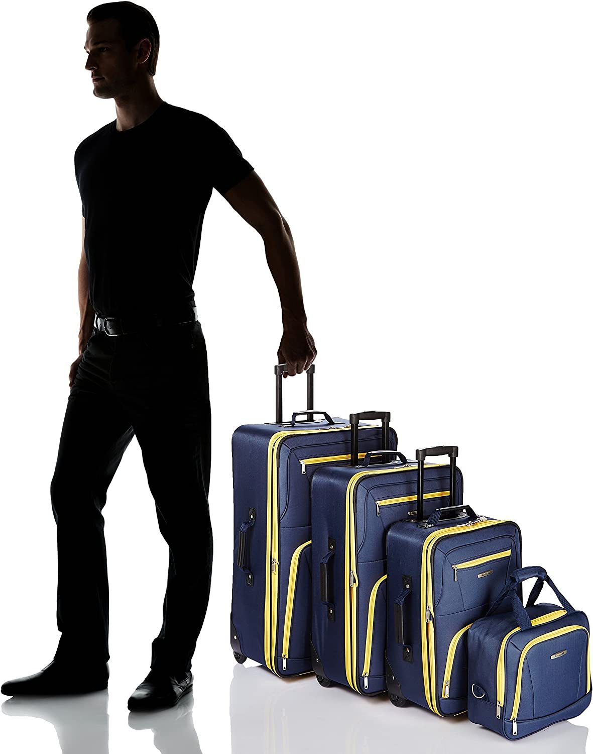 Rockland F32-charcoal, Juego De Equipaje, Carbón, Una Talla