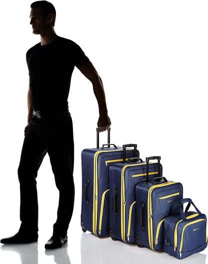 Rockland F32-charcoal, Juego De Equipaje, Carbón, Una Talla