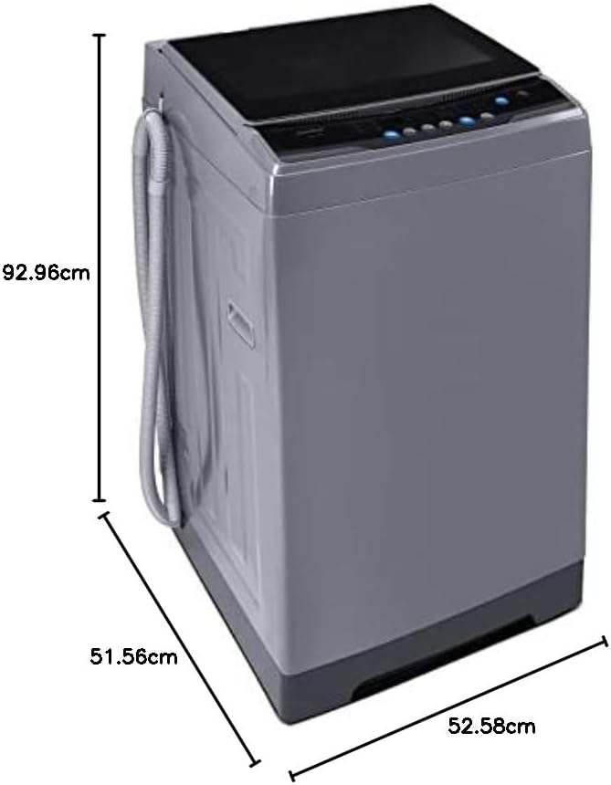 Comfee Lavadora portátil, lavadora compacta de 0.9 pies cúbicos con visualización LED, 5 ciclos de lavado, 2 rodillos integrados, lavadora completamente automática de ahorro de espacio