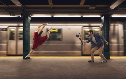 Dji Ronin-SC - Estabilizador de cámara, cardán de Mano de 3 Ejes para cámaras DSLR y sin Espejo, Carga útil de hasta 4.5 Libras, diseño Ligero, filmación cinemática, Color Negro