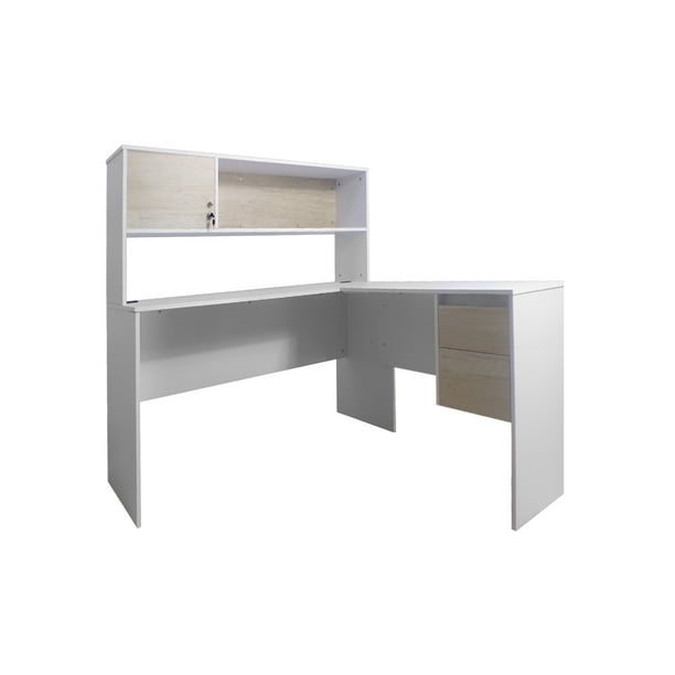 Escritorio En L Para Computadora SELINN Con Cajones
