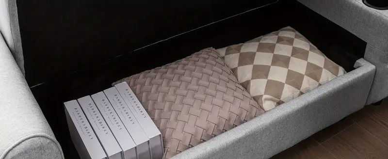 Sof&aacute;     contempor&aacute;neo   de   almacenamiento, sof&aacute;     de 3  ,     tapizado,    , sin  ,       de habitaciones, uso sin electricidad detalles 3