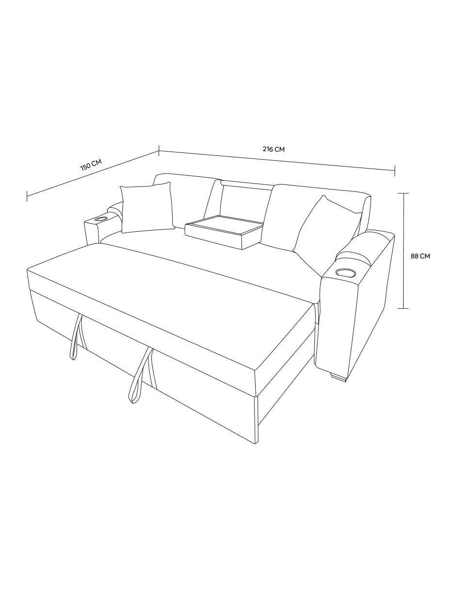 Sofá cama Easy Living Milán