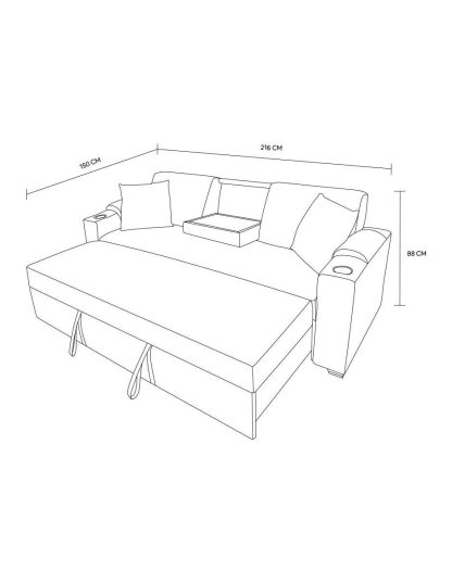 Sofá cama Easy Living Milán