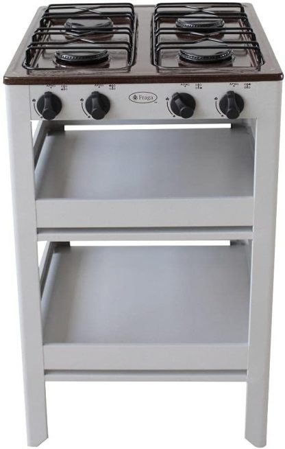 Fraga Parrilla de anaquel 4 quemadores P910 porcelanizada Azul