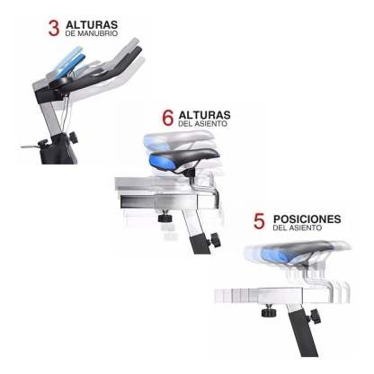 Bicicleta Spinning 18kg CENTURFIT Profesional Fija Uso Rudo