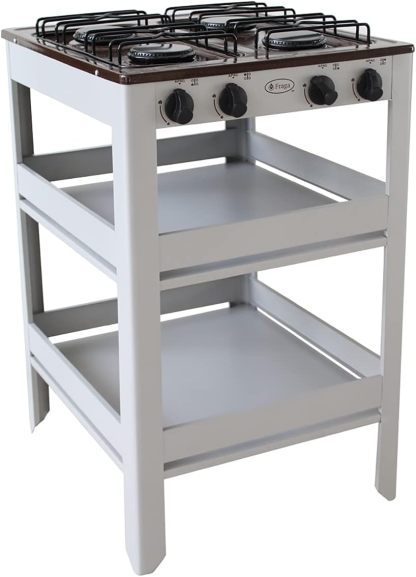 Fraga Parrilla de anaquel 4 quemadores P910 porcelanizada Azul