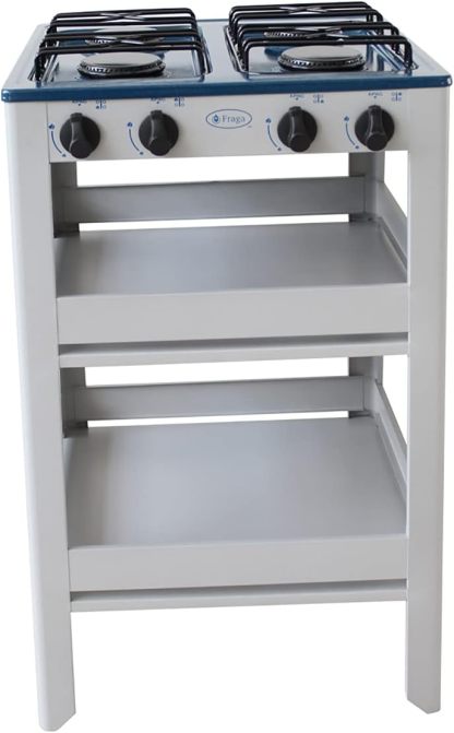 Fraga Parrilla de anaquel 4 quemadores P910 porcelanizada Azul