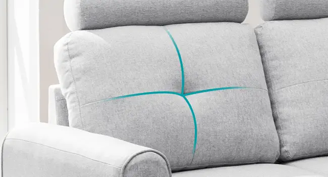 Sof&aacute;     contempor&aacute;neo   de   almacenamiento, sof&aacute;     de 3  ,     tapizado,    , sin  ,       de habitaciones, uso sin electricidad detalles 6