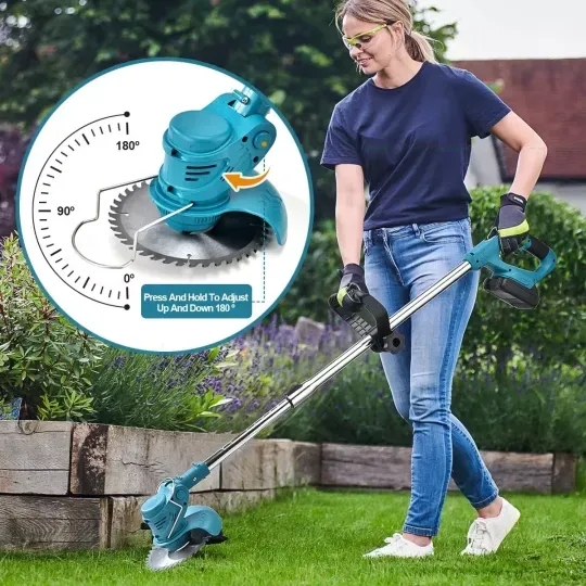 Desbrozadora Inalámbrica Electrica Podadora Cortadora Pasto