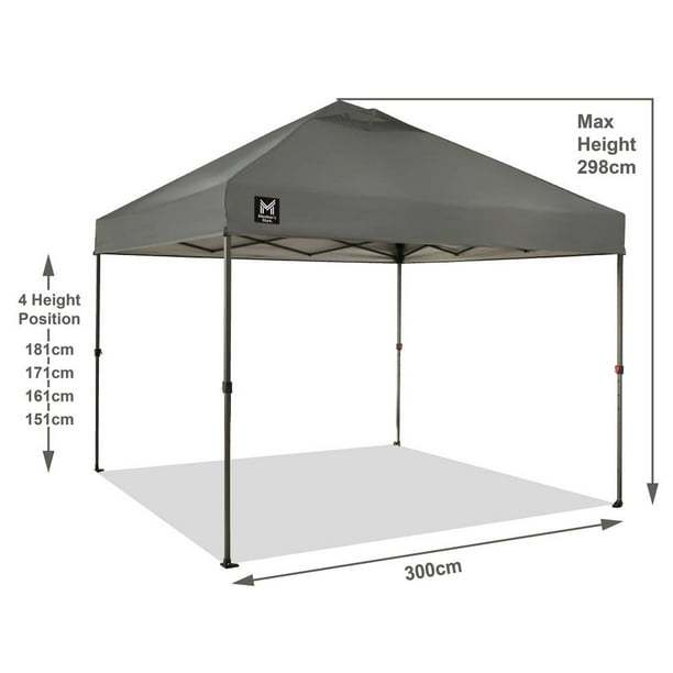 Toldo Instantáneo Member's Mark 3x3 m