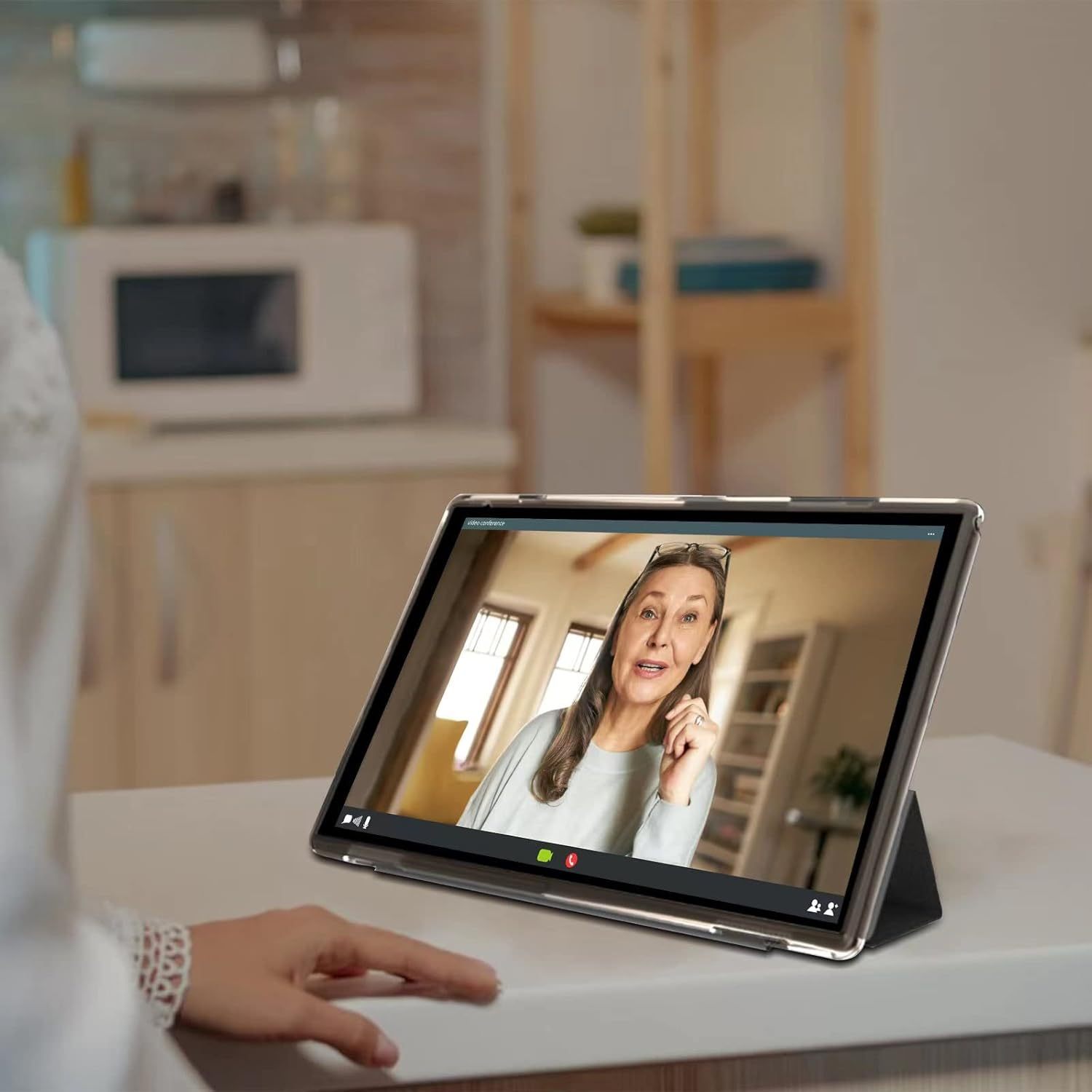 Tablet con teclado 2 en 1, Android 11, 10.1 pulgadas FHD, con teclado/mouse/funda/lápiz capacitivo/película templada, 64 GB+2 GB, Wi-Fi, cámara dual 8 MP, procesador quad core, batería 6,000 mAh, rosa