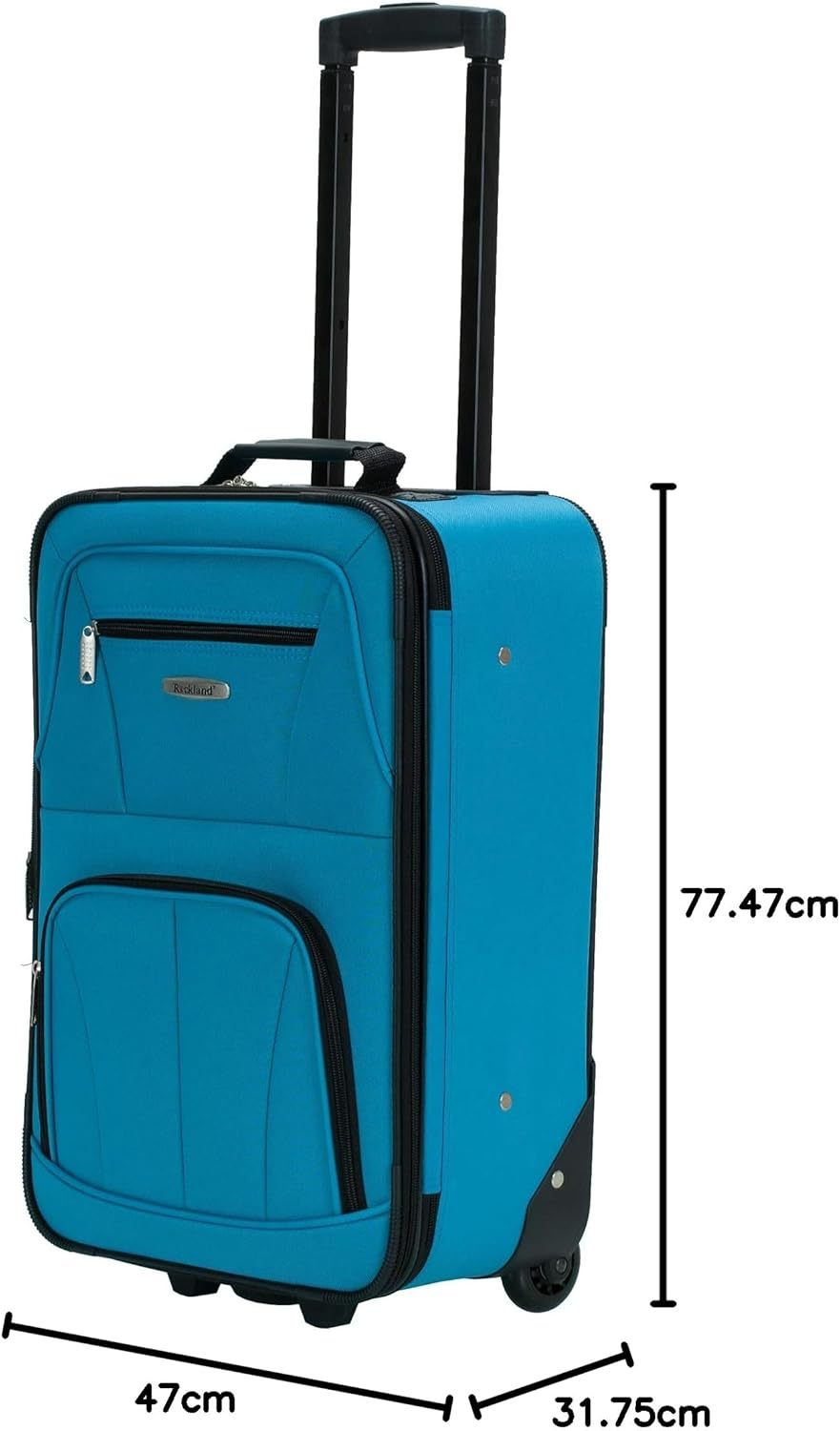 Rockland F32-charcoal, Juego De Equipaje, Carbón, Una Talla