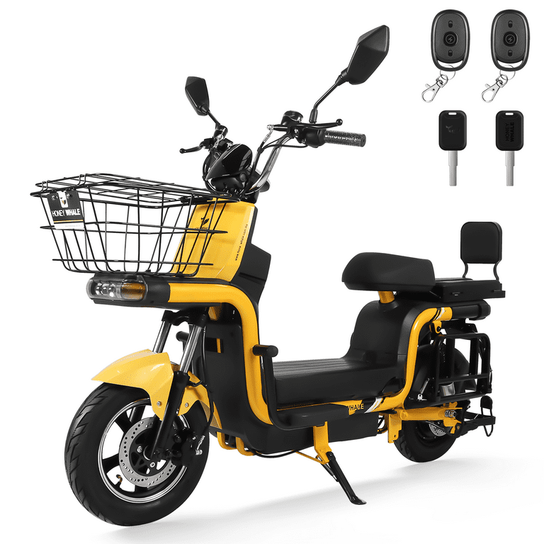 Motobici Eléctrica Honey Whale U7S Amarillo