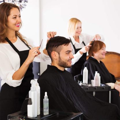 BestSalon Styling Heavy Duty Hydraulic Pump Beauty Shampoo Barbering Chair for Hair Stylist Women Man, Black