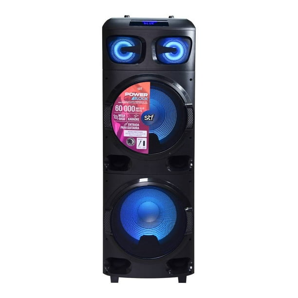 Bocina Inalámbrica STF Bafle Power Block 60,000 W 12" x2