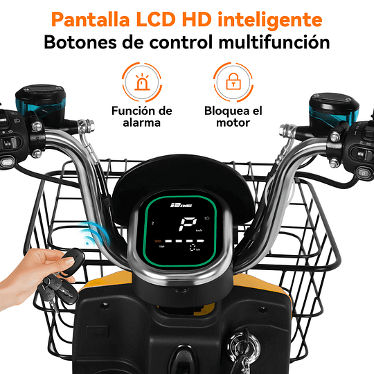 Motobici Eléctrica Honey Whale U7S Amarillo