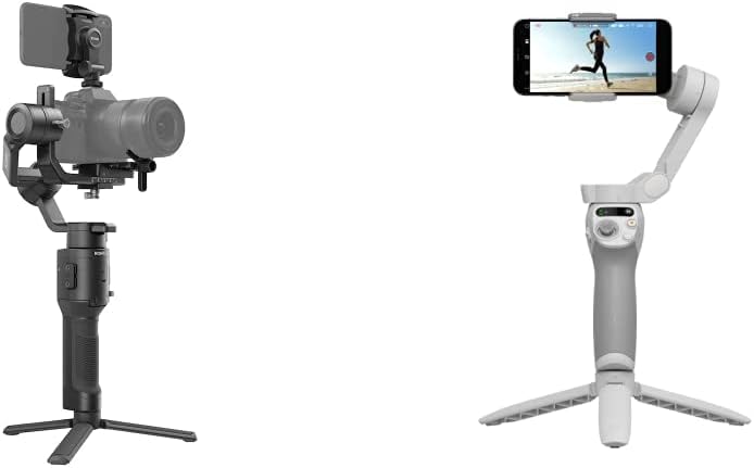 Dji Ronin-SC - Estabilizador de cámara, cardán de Mano de 3 Ejes para cámaras DSLR y sin Espejo, Carga útil de hasta 4.5 Libras, diseño Ligero, filmación cinemática, Color Negro