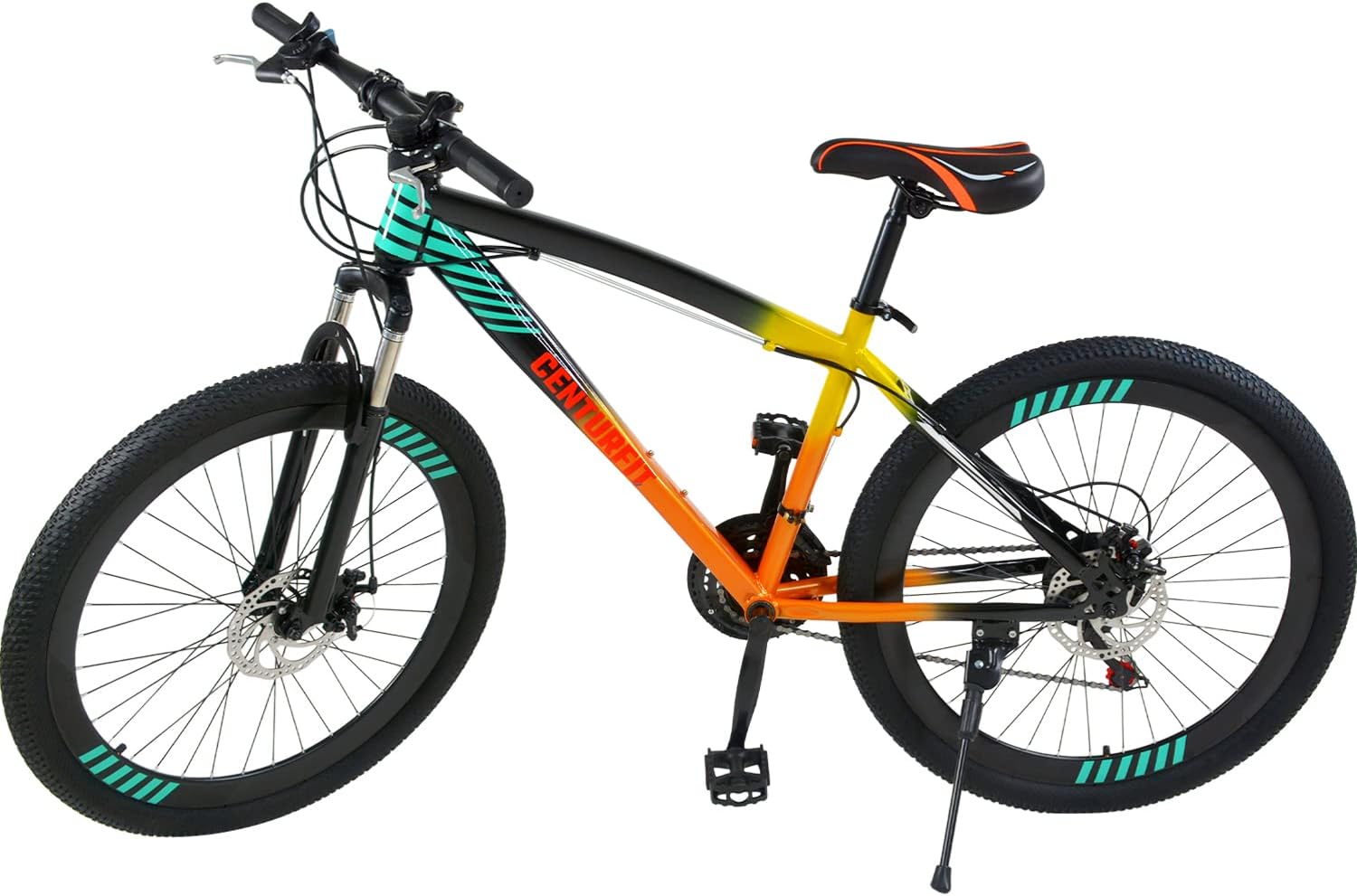 RACK & PACK Bicicleta Deportiva Urbana Rodada 26 con 21 Velocidades Amortiguador Delantero Frenos de Disco Estructura de Acero Soporta hasta 120 Kg Bici Rodada 26 Hombre Mujer Adulto r26 Multicolor