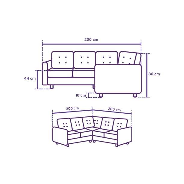 Sala Esquinera De Lino Palo De Rosa Makora Astori Moderno Sala Esquinera