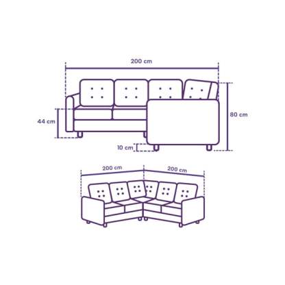 Sala Esquinera De Lino Palo De Rosa Makora Astori Moderno Sala Esquinera