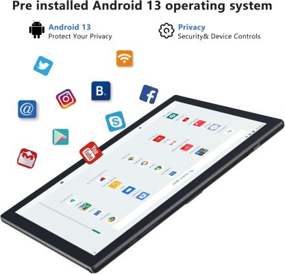 Tablet con teclado 2 en 1, Android 11, 10.1 pulgadas FHD, con teclado/mouse/funda/lápiz capacitivo/película templada, 64 GB+2 GB, Wi-Fi, cámara dual 8 MP, procesador quad core, batería 6,000 mAh, rosa